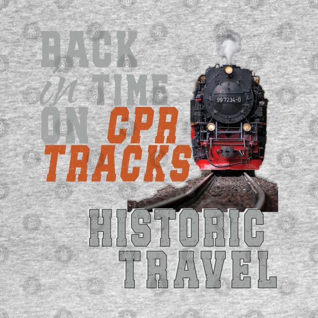 Canadian Pacific Railway - Vintage Travel by TeeText